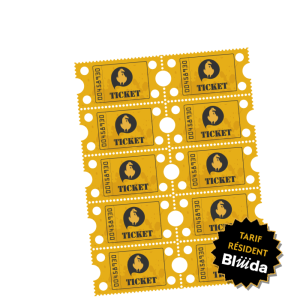 Carnet de 10 journées - Tarif résident-e-s Bliiida